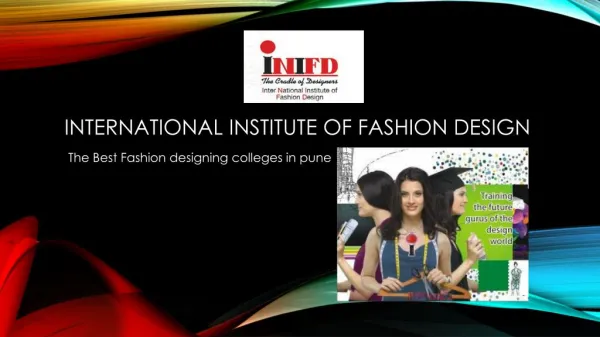 Fashion designing institutes in Pune