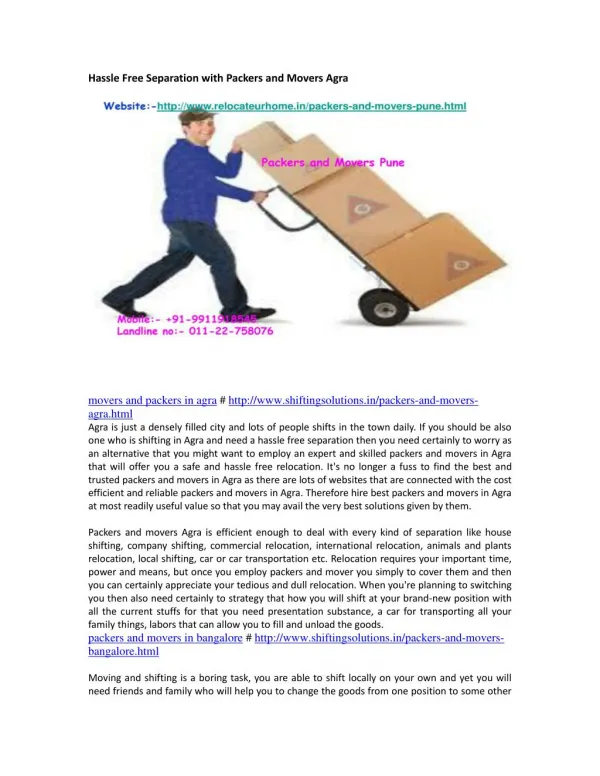 Just how to Find Competent and Reliable Packers and Movers in Agra