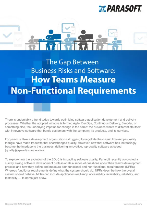 Addressing Non-Functional Requirements