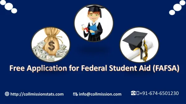 Free Application for Federal Student Aid (FAFSA) Overview and filing steps - Collmissionstats