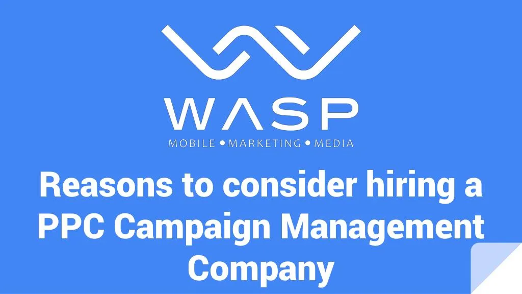 reasons to consider hiring a ppc campaign management company