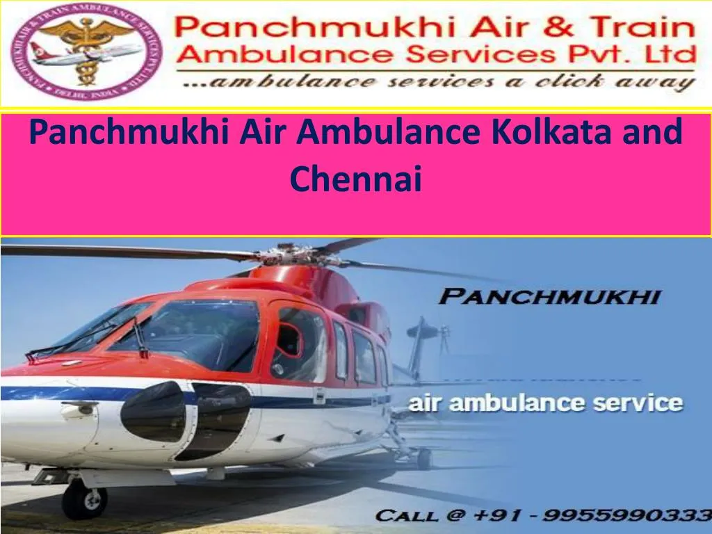 panchmukhi air ambulance kolkata and chennai