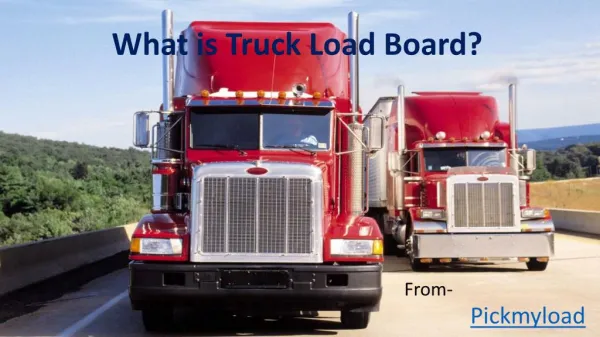What is Truck Load Board?