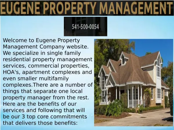 property management eugene oregon,