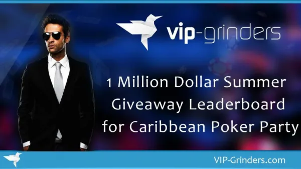 1 Million Dollar Summer Giveaway Leaderboard for Carribean Poker Party | US Friendly Poker Sites | Rakeback Deals