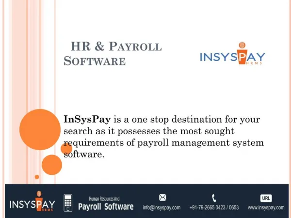 HR & Payroll Software in Ahmedabad