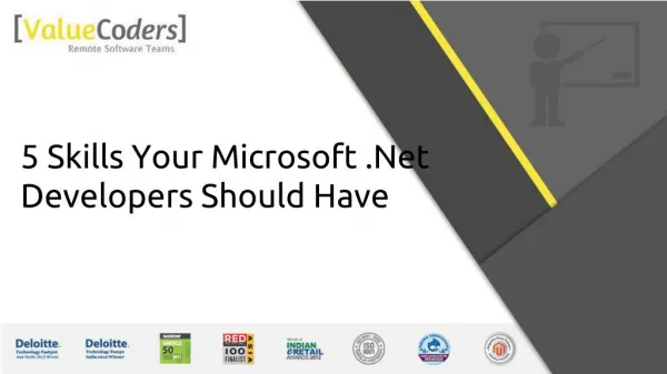 5 Skills Your Microsoft .Net Developers Should Have