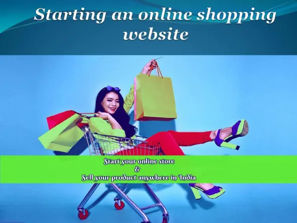 Starting an online shopping website