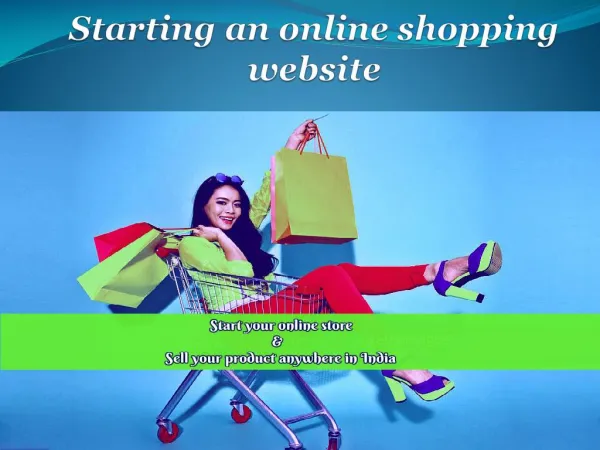Starting an online shopping website