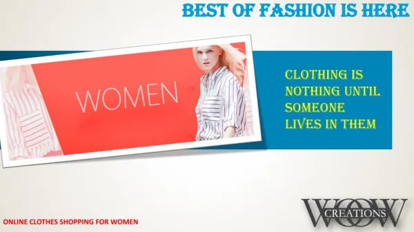 Online Shopping for womens dresses in India