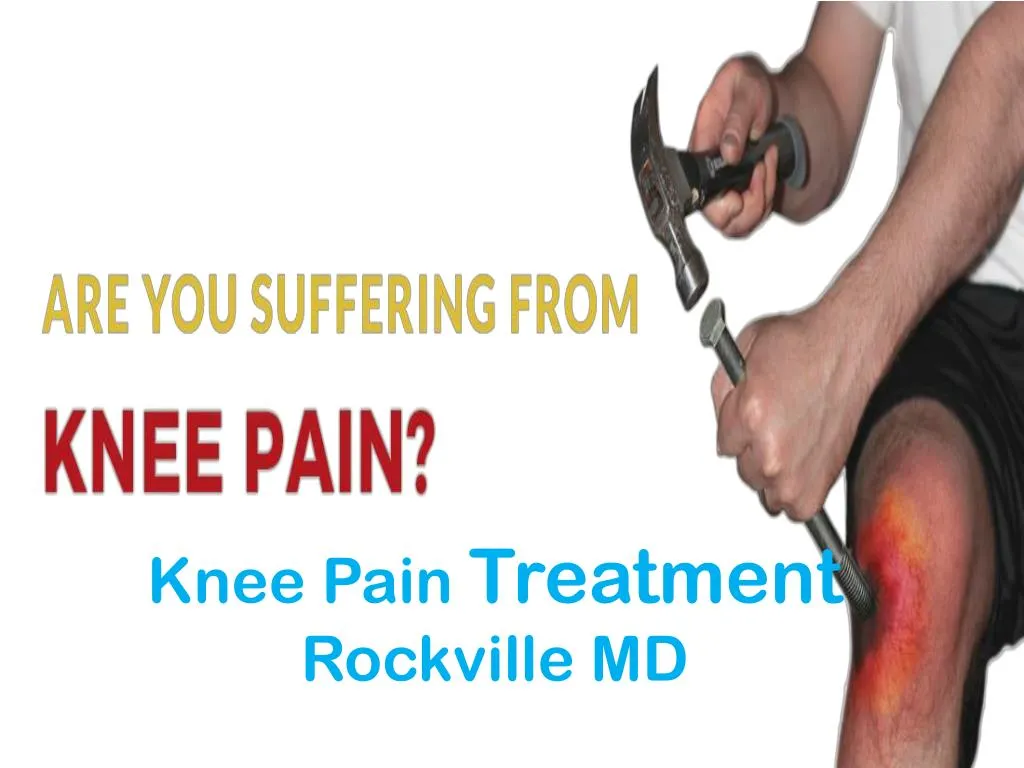 knee pain treatment rockville md