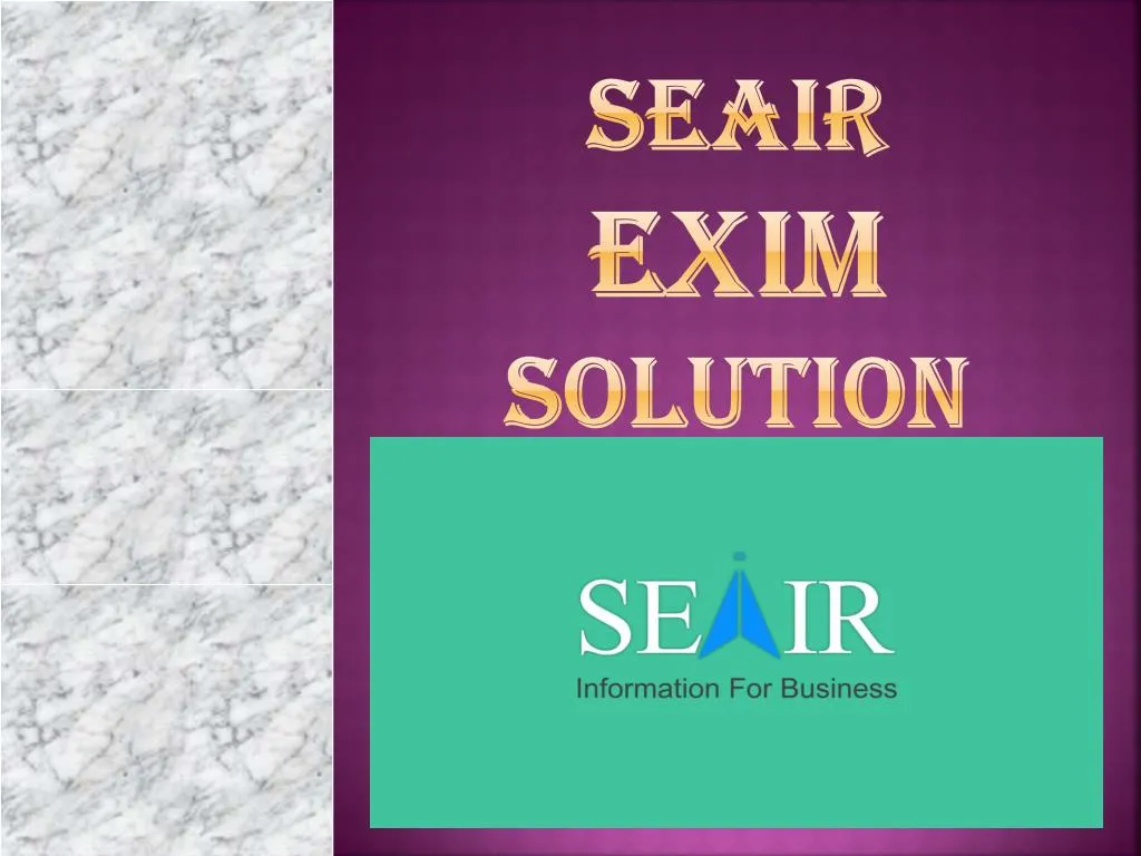 seair exim solution