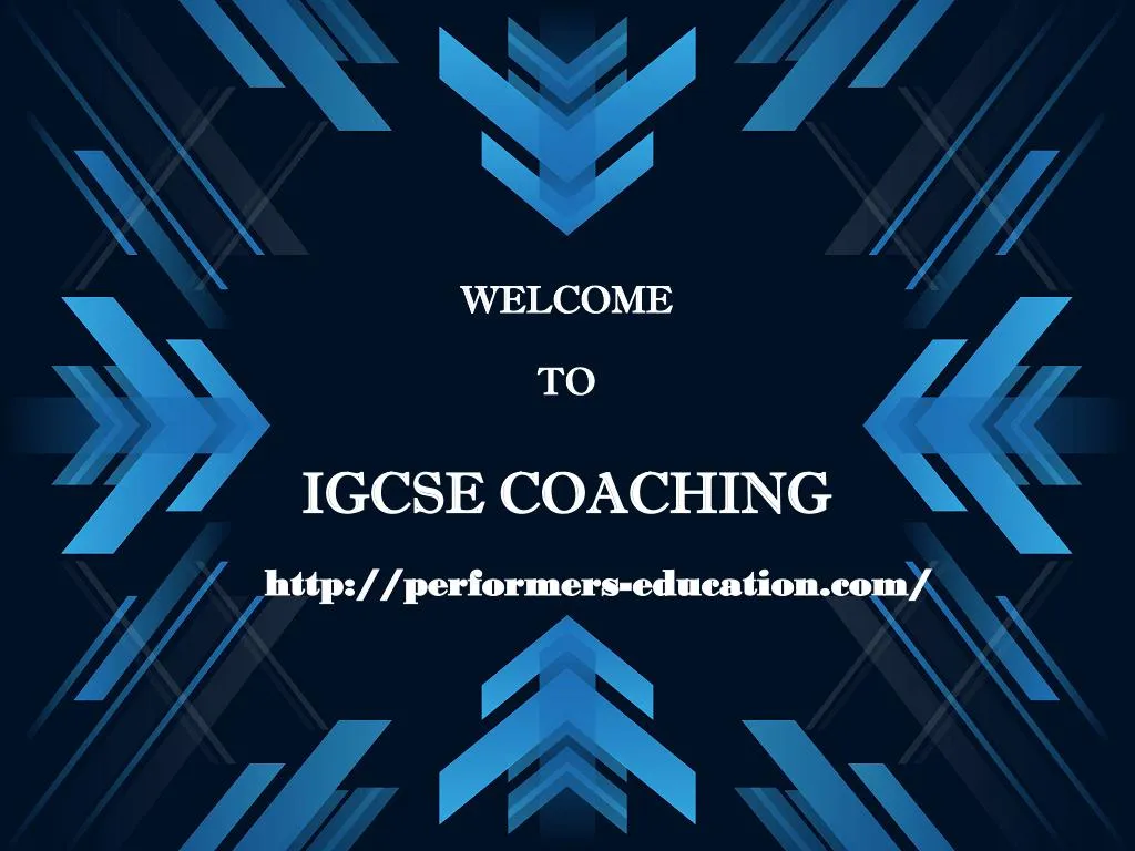 welcome to igcse coaching