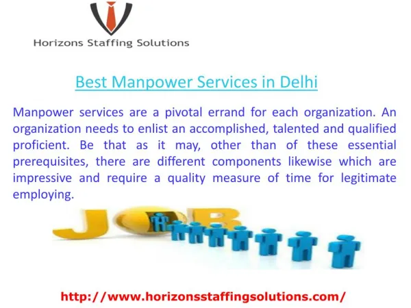 Best Manpower Services in Delhi