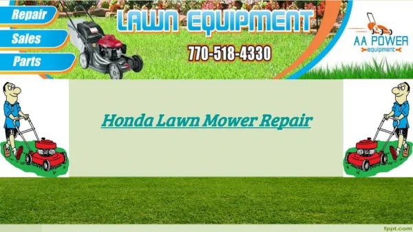 Honda Lawn Mower Repair