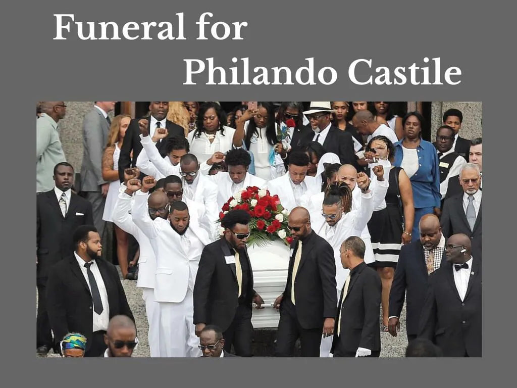 burial service for philando castile