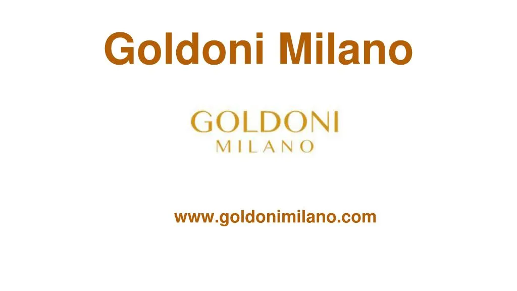 goldoni milano