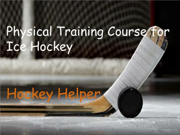 Physical Training Course for Ice Hochey