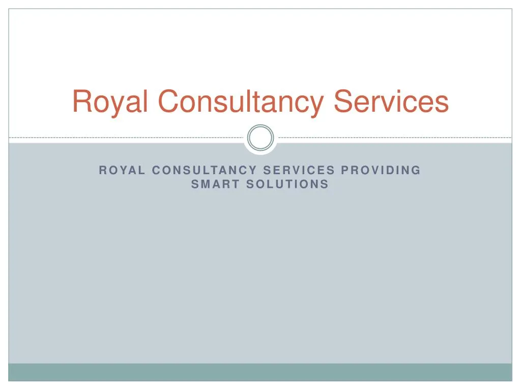 royal consultancy services