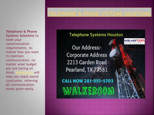 Telephone & Phone Systems Solutions