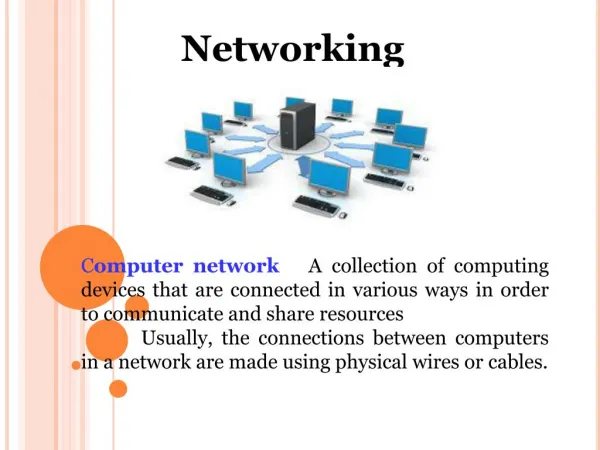 What is Computer Networking Services