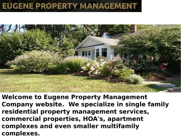 Eugene Property Management