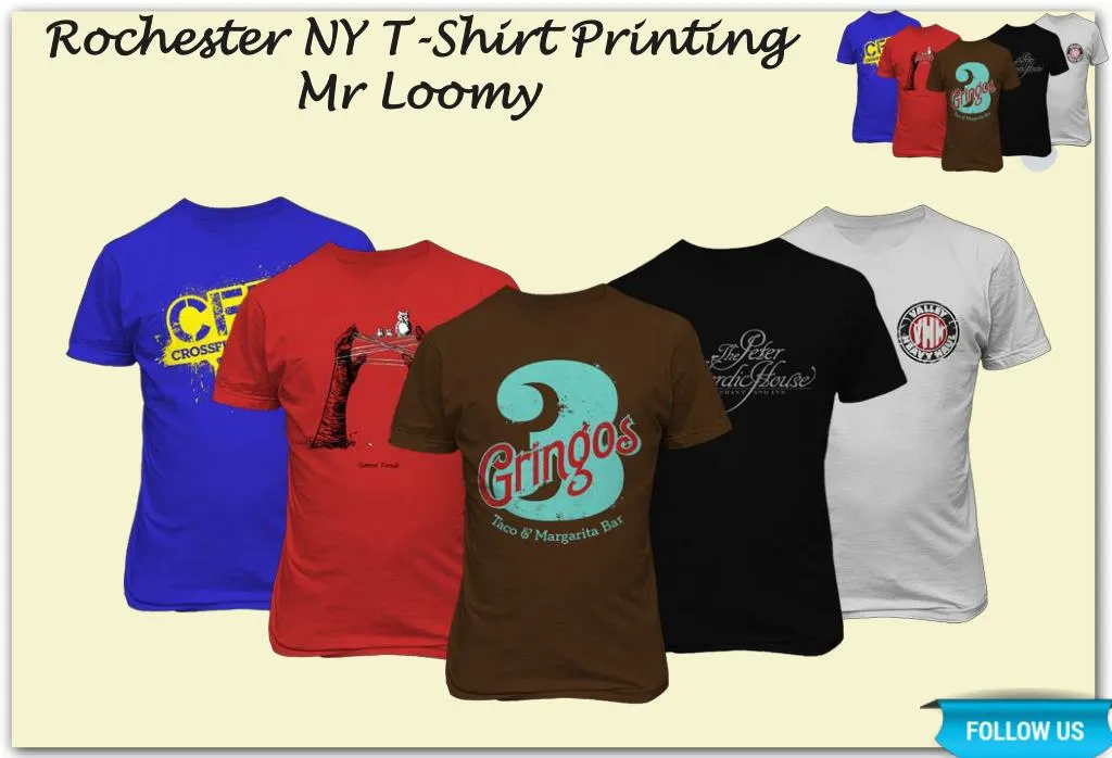 rochester ny t shirt printing mr loomy