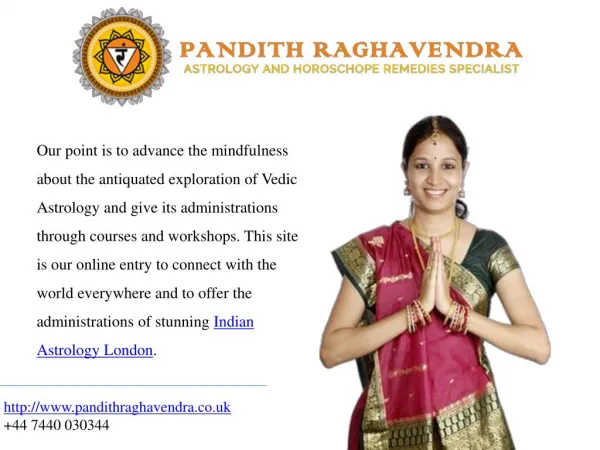 Welcome to Pandith Raghavendra in London