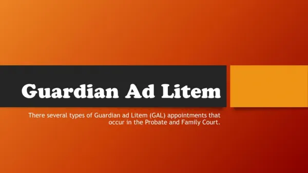 Guardian Ad Litem