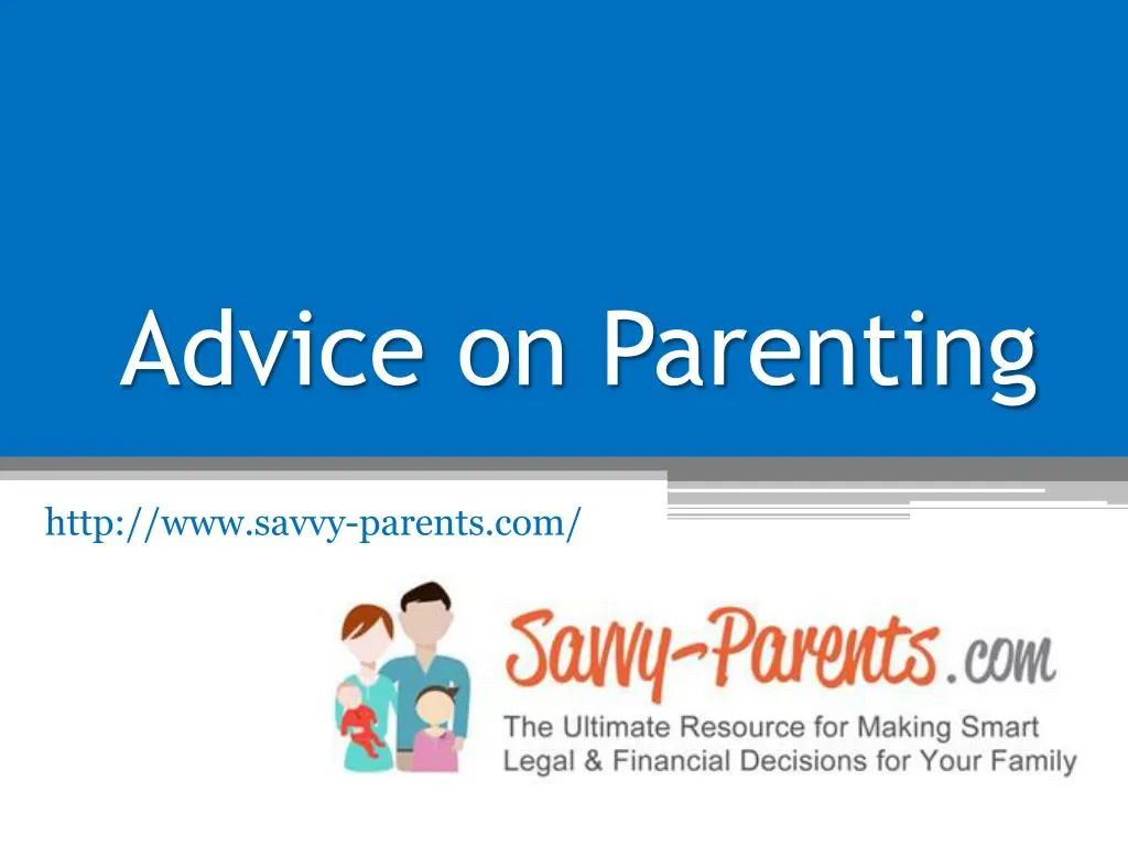 advice on parenting