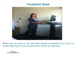 Treadmill Desk - slide 1