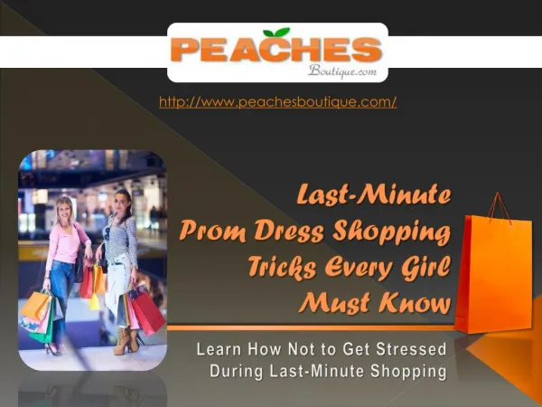 #LastMinute Prom Dress Shopping Tips