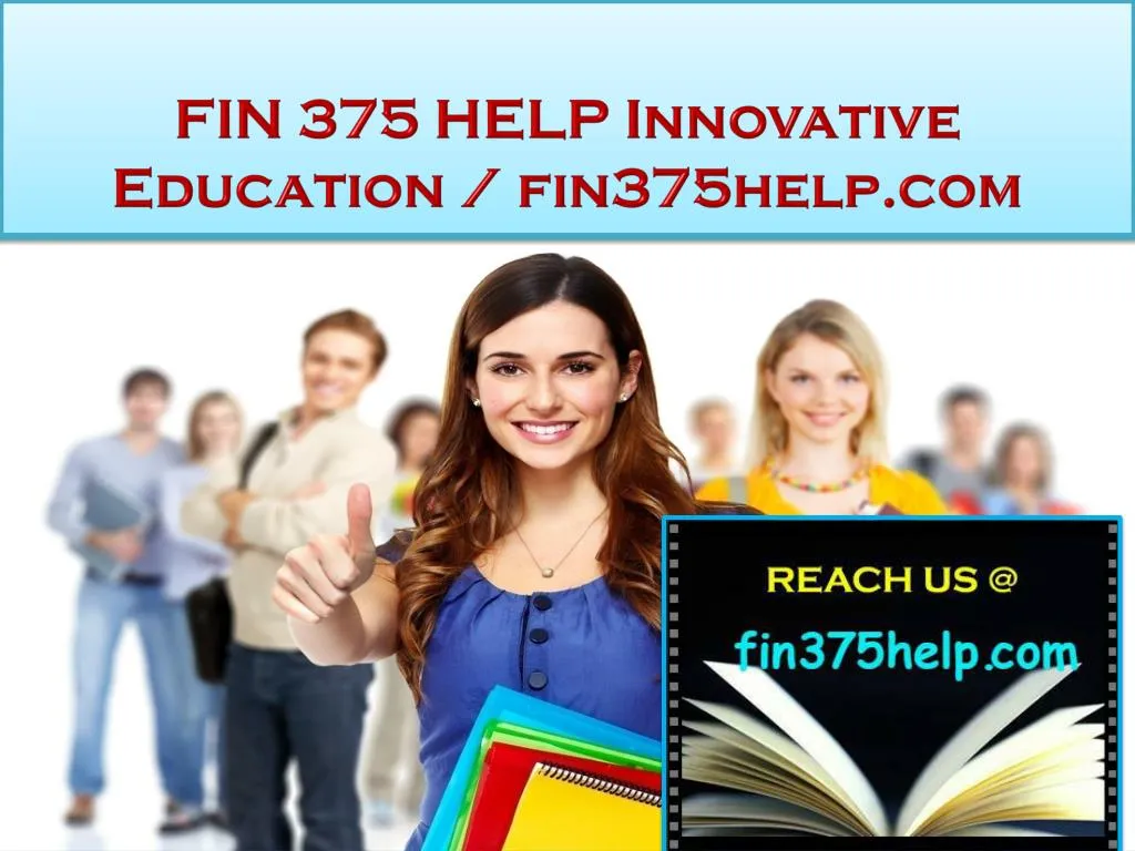 fin 375 help innovative education fin375help com