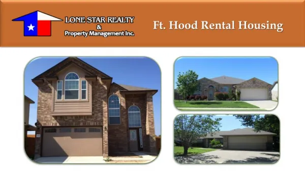 Ft. Hood Rental Housing