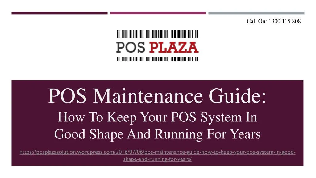 pos maintenance guide how to keep your pos system in good shape and running for years