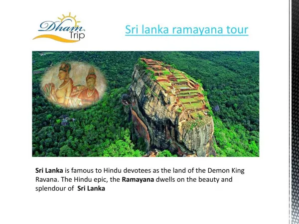 Sri lanka ramayana tour