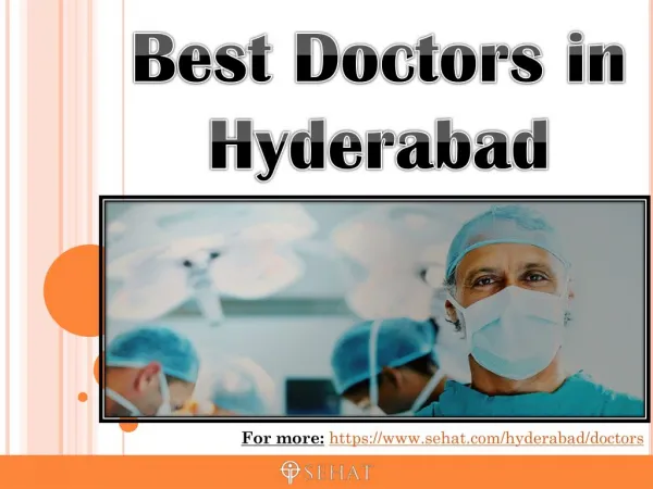 Best Doctors in Hyderabad | Sehat.com