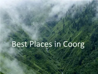 Coorg Homestay - slide 1
