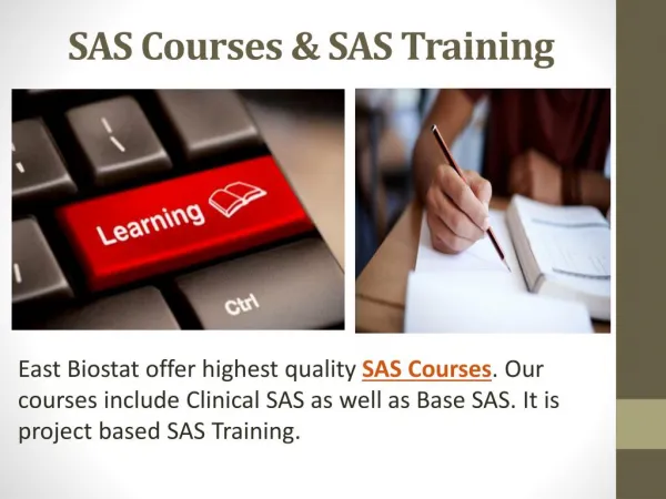SAS Courses & SAS Classes