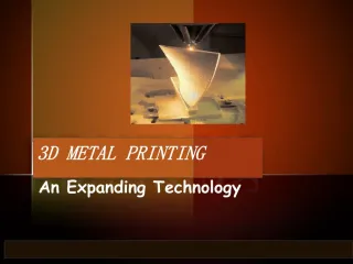 3D Metal Printing - slide 1