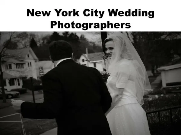 New York city wedding photographers
