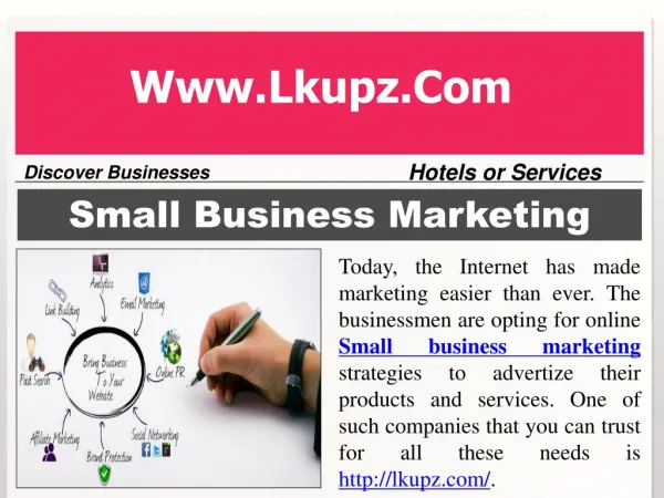 Small Business Marketing Strategies Company