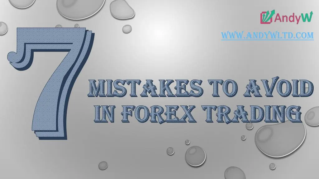 mistakes to avoid in forex trading