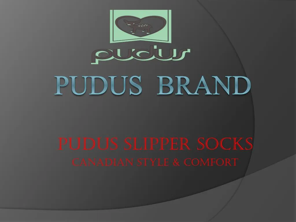 pudus slipper socks canadian style comfort