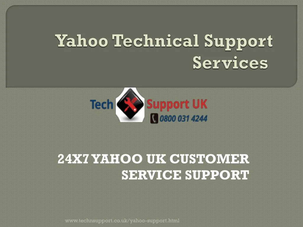 yahoo technical support services