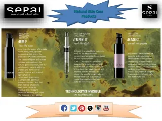 Natural skin care products - slide 1
