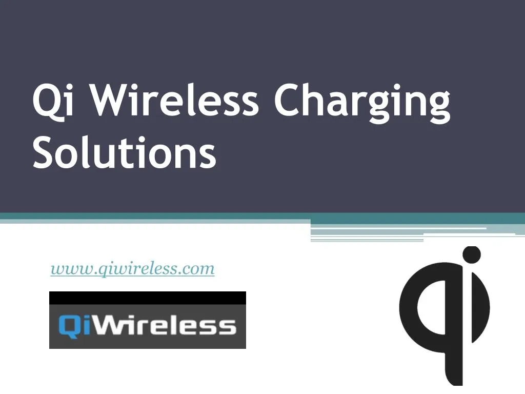 qi wireless charging solutions
