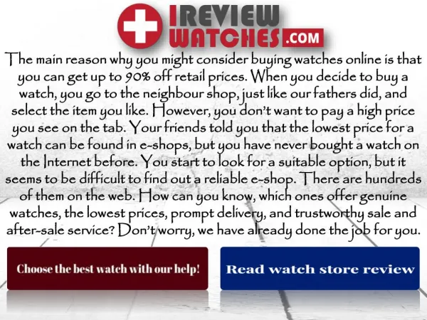 Best Watch Review Online by IReview Watches