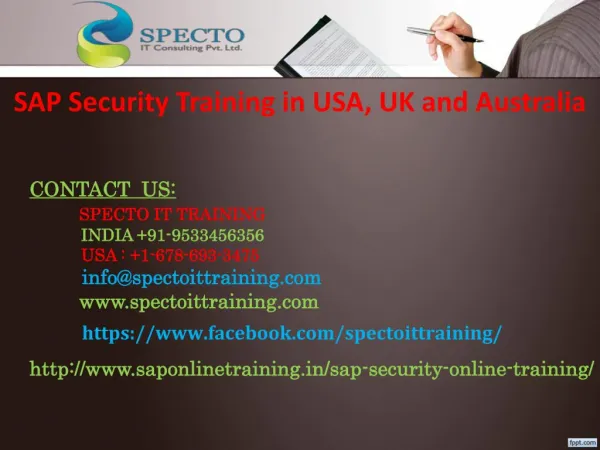 SAP SECURITY online training |SAP SECURITY fastrack online training classes