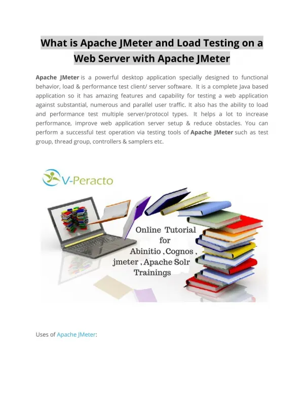 Jmeter Training Online | Apache Jmeter Online Training | Online Jmeter Tutorial